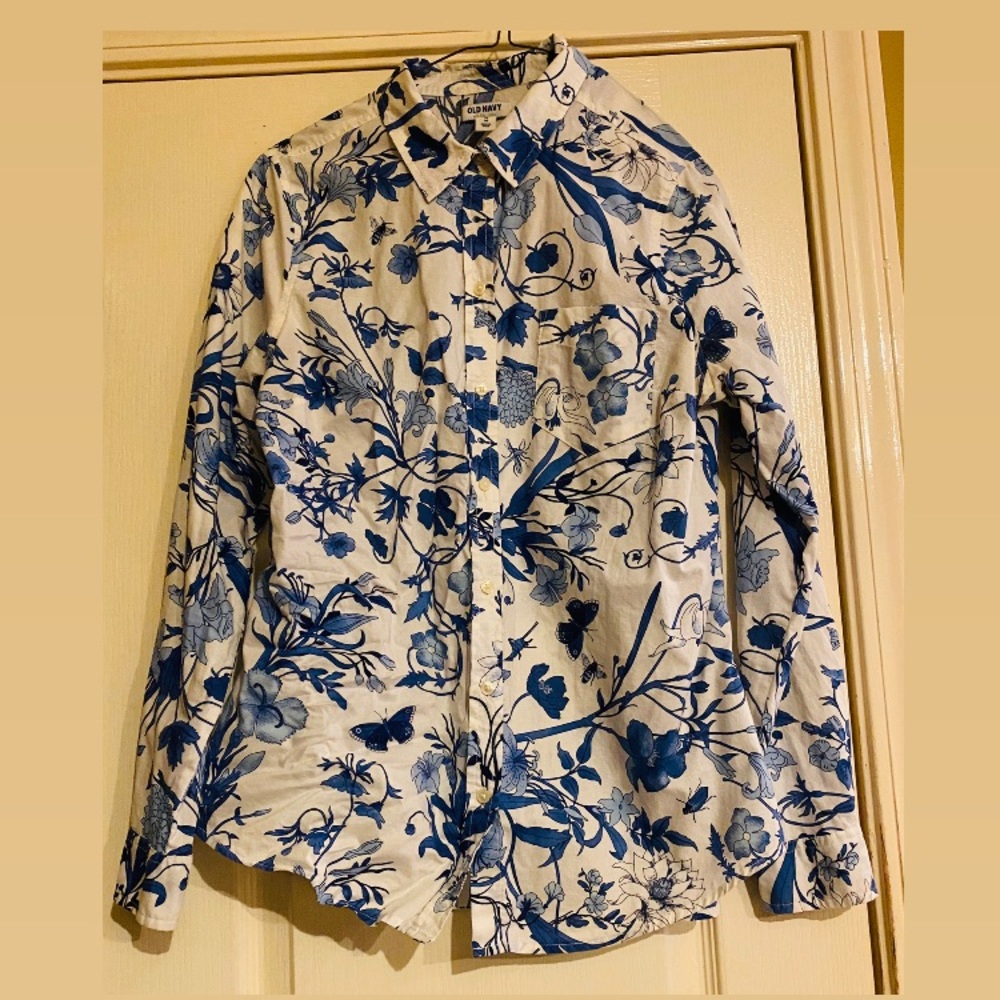 Floral Button Down Blouse